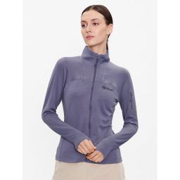 Jack Wolfskin Pulóver Prelight 1710981 Lila Slim Fit