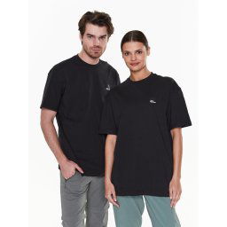 Jack Wolfskin Technikai póló Unisex Eschenheimer 1809091 Fekete Regular Fit