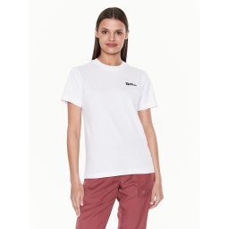 Jack Wolfskin Technikai póló Essential 1808352 Fehér Regular Fit