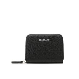 Trussardi Kis női pénztárca Nadir Zip Around Sm 75W00410 Fekete