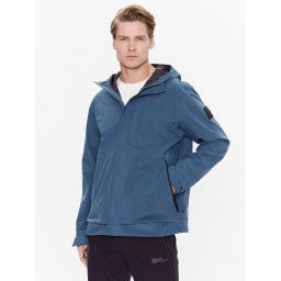 Jack Wolfskin Esőkabát Goldgewann 1115761 Kék Regular Fit