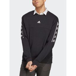 adidas Pulóver Brand Love Sweatshirt IC6809 Fekete Loose Fit