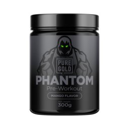PureGold Phantom edzés előtti ízesített italpor Mango Ízben 300 g