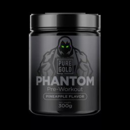 PureGold Phantom edzés előtti ízesített italpor Pineapple/Ananász Ízben 300 g