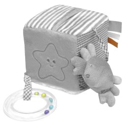 Baby Bruin plüss kocka tengeri állatok 3D 10x10x10 cm - színes