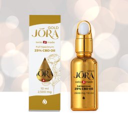 J?ra Gold 25%-os CBD MCT Olaj Jora 2500mg 10ml