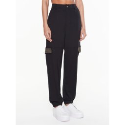 Liu Jo Sport Szövet nadrág TA3156 J5942 Fekete Regular Fit