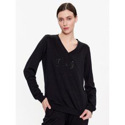 Liu Jo Sport Blúz TA3216 F0869 Fekete Regular Fit