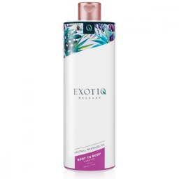Exotiq - Body to Body masszázsolaj, melegítő hatással (500 ml)