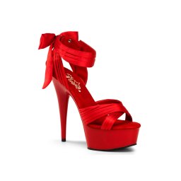 Pleaser piros masnis platform szandál. 37-es