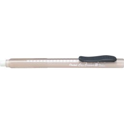 PENTEL Radírstift, tolóbetétes, PENTEL "ZE11-A", fekete klip