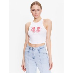 Guess Felső Boy And Girl W3GI55 KA0H3 Fehér Regular Fit