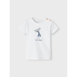 NAME IT Póló 13215693 Fehér Regular Fit