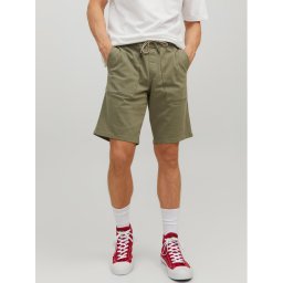 Jack&Jones Szövet rövidnadrág Lewis 12229946 Zöld Regular Fit