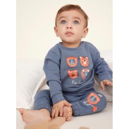 NAME IT Szövet nadrág 13215629 Szürke Regular Fit