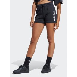 adidas Sport rövidnadrág Essentials Linear French Terry Shorts IC4442 Fekete Slim Fit