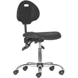 ESD - 1291 ASYN ESD antisztatikus ipariszék PU ülő- és hátlappal, aszinkron mechanikával