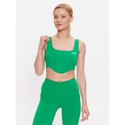 Guess Felső Brigit V3GP02 MC04Z Zöld Slim Fit