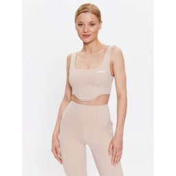 Guess Felső Brigit V3GP02 MC04Z Bézs Slim Fit