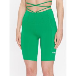 Guess Kerékpáros nadrág Brigit V3GD02 MC04Z Zöld Super Skinny Fit