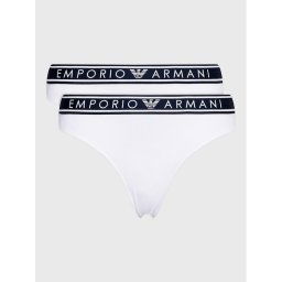 Emporio Armani Underwear 2 db klasszikus alsó 163334 3R227 00010 Fehér
