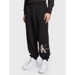 Calvin Klein Jeans Melegítő alsó J30J322482 Fekete Regular Fit