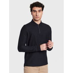 Tommy Hilfiger Pólóing Honeycomb MW0MW29526 Sötétkék Slim Fit
