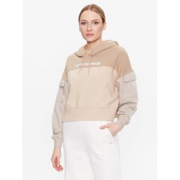 Converse Pulóver Fashion 10024527-A01 Bézs Relaxed Fit
