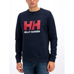 Helly Hansen Pulóver Hh Logo Crew 34000 Sötétkék Regular Fit