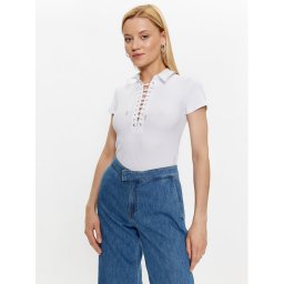 Guess Blúz Jordan W3GP24 K86Z2 Fehér Slim Fit
