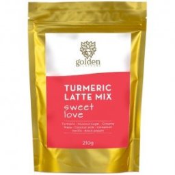 Golden Flavours Turmeric (kurkuma) Latte mix Sweet Love italpor - 210g