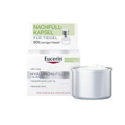 Eucerin Hyaluron-Filler ráncfeltöltő nappali arckrém SPF15 öko-utántöltő 50ml