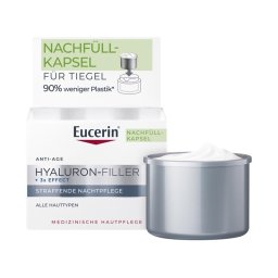 Eucerin Hyaluron-Filler ráncfeltöltő éjszakai arckrém öko-utántöltő 50ml