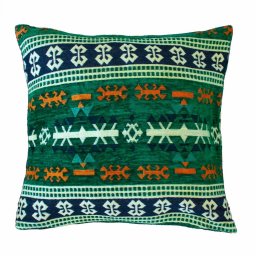 Kilim Díszpárnahuzat - Zöld