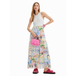 Desigual Hétköznapi ruha 23SWVK91 Fehér Regular Fit