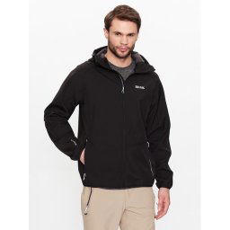 Regatta Softshell kabát Arec III RML218 Fekete Regular Fit