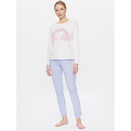 United Colors Of Benetton Pizsama felső 3BVG3M03C Fehér Regular Fit