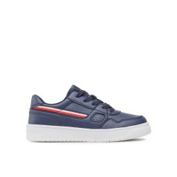 Tommy Hilfiger Sportcipő Stripes Low Cut Lace-Up Sneaker T3X9-32848-1355 S Sötétkék