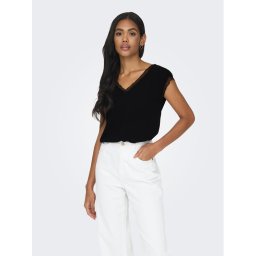 ONLY Blúz 15252241 Fekete Regular Fit
