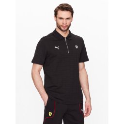 Puma Pólóing Ferrari Style Jacquard 538331 Fekete Slim Fit