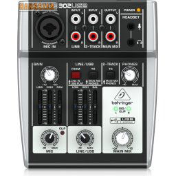 Behringer XENYX 302USB keverőpult