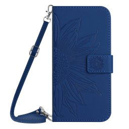 ART SUN FLOWER Pénztárca tok szíjjal Motorola Moto G73 5G kék