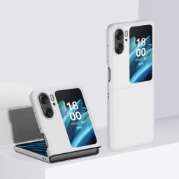PLASTIC Műanyag védőburkolat OPPO Find N2 Flip fehér