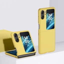 PLASTIC Műanyag védőburkolat OPPO Find N2 Flip sárga