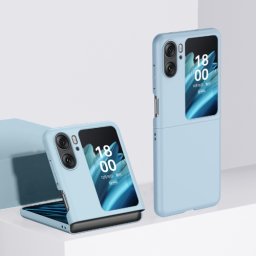 PLASTIC Műanyag védőburkolat OPPO Find N2 Flip világoskék