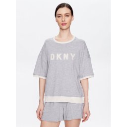 DKNY Pizsama YI3919259 Szürke Regular Fit