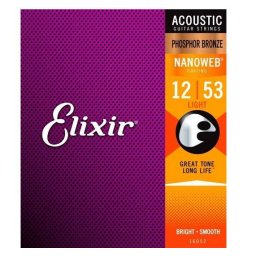 Elixir 16052 Akusztikus Gitárhúr Foszfor Bronz 12/53 (4646)