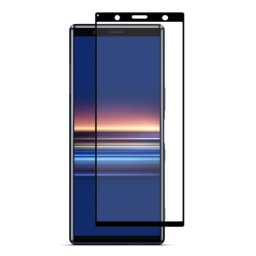 3D Edzett üveg Sony Xperia 5 fekete