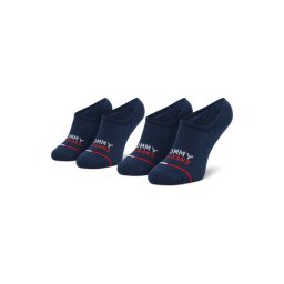 Tommy Jeans 2 pár/csomag unisex bokazokni 701218958 Sötétkék
