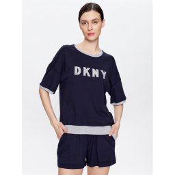 DKNY Pizsama YI3919259 Sötétkék Regular Fit